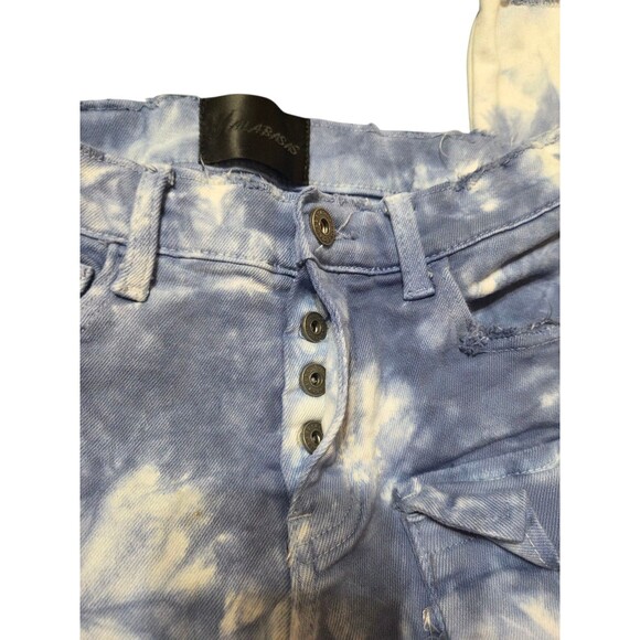 Valabasas Blue Tie Dye Stacked Jeans 29  RN137931 Button Fly E1.1 - Picture 1 of 11